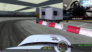 rFactor Drifting in Tokyo Drift Parking Garage 900 Degree  Onboard [upl. by Votaw]