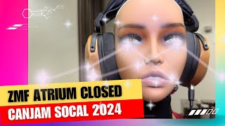 🎧 The Sound of ZMF Atrium Closed Headphone Binaural Recording Demo  CanJam SoCal 2024 [upl. by Jorgan236]