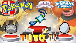 LES OBJETS  LISTES  LOCALISATIONS  MÉTHODES  OBJETS TENUS CT BAIES etc  POKEMON REMAKE [upl. by Tallie]