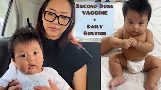 Vaccine lakna leh kan Daily Routine  BabyMarcus VLOG [upl. by Anirrok]