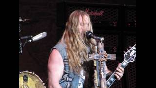 Zakk Wylde quotOzzy still calls me to do the dishes and Laundryquot at Bone Bash 11 [upl. by Anneh645]