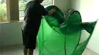 SpeedTent Foldable Mosquito NET Tent [upl. by Anayhd]