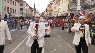 Rosenmontagszug 2014 SaarbrückenBurbach Ausschnitte HD [upl. by Uah]