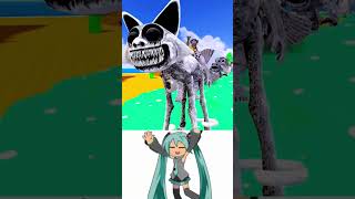 💎 MIKU HATSUNE vs ALL ZOONOMALY MONSTERS IN GARRYS MOD shorts game garrys [upl. by Thirion954]