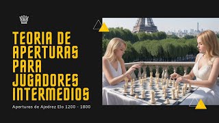 ¿Cómo jugar las aperturas de ajedrez Guía para jugadores de Elo entre 1200  1800 [upl. by Hobbie116]