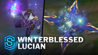 Winterblessed Lucian Skin Spotlight  PreRelease  PBE Preview  League of Legends [upl. by Clemente]