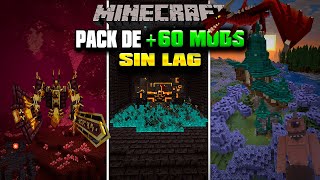 PACK de MODS MINECRAFT 1201  60 MODS SIN LAG AVENTURACOMBATEESTRUCTURAS [upl. by Swords]