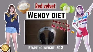 I Tried Red Velvet Wendy Diet  Wheesung 13 Day Deadly Diet I Lost 1 KG In A Day   웬디 다이어트 [upl. by Orella]