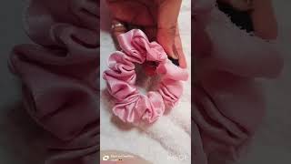 very easy to make scrunchies at home DIY [upl. by Allecram955]