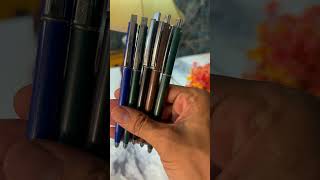 Top Slim and Metal Ball Pen in 25  Unboxing  pen stationery art [upl. by Atrahc]