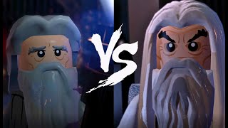 Gandalf vs Saruman Boss Fight Gameplay  Lego The Lord of the Rings 4K HD 60FPS [upl. by Enelyk658]