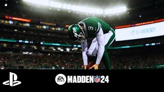 Madden 24 Patriots vs Jets  EPIC Showdown [upl. by Fennelly]