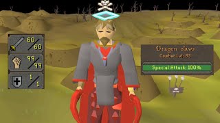 Dragon Claws Pking on a MAXED 60 Attack Pure [upl. by Anirtal]