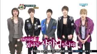 Español SHINee  Ep 41 Parte 13 Weekly idol ranking [upl. by Shirleen]