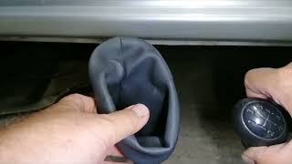 Dacia Sandero How to Replace Or Remove Shift Knob [upl. by Gregor]