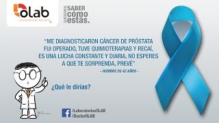 Día Mundial Contra el Cáncer de Próstata  OLAB [upl. by Annerahs]