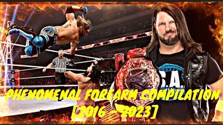 AJ Styles Phenomenal Forearm Compilation 2016  2023 [upl. by Inanak]