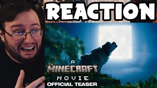 Gors quotA Minecraft Movie Teaser Trailerquot REACTION MY BRAIN IS BROKEN [upl. by Evette]