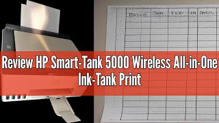 Review HP SmartTank 5000 Wireless AllinOne InkTank Printer with up to 2 years of ink included m [upl. by Hteik]