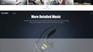 BOROFONE BE16 “Pulsing” Bone Conduction headphone Sports Wireless Bluetooth Earphone [upl. by Gayl937]