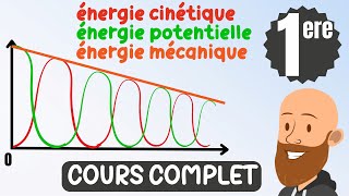 Études énergétiques en mécanique énergie cinétique mécanique  première spé physique chimie [upl. by Anelim]