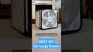 The BEST Air Purifier DIY design for Large Rooms airpurifier shorts diy diy [upl. by Nnylecoj]