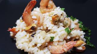 Reteta Risotto cu fructe de mare [upl. by Aufmann467]