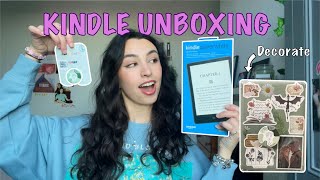 I bought the new Kindle Paperwhite  📚💕 unboxing review amp decorating [upl. by Bonni]