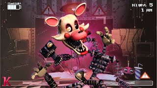 Mangle  FNAF In Real Time Voice Lines  Legendado [upl. by Anaerda]