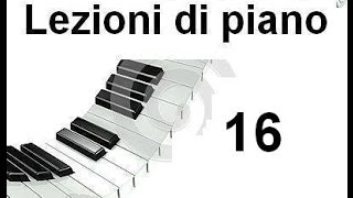 LEZIONE DI PIANOFORTE 16  Letture di due righe e notazione musicale [upl. by Dennie]