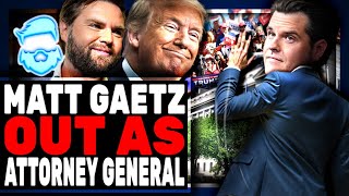 Matt Gaetz OUT As Trump Attorney General After Hack amp Massive Establishment Blackmail [upl. by Grand]