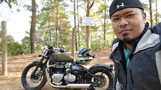 TRIUMPH BONNEVILLE BOBBER 1200 REVIEW IN IMPHAL [upl. by Kcirdehs]