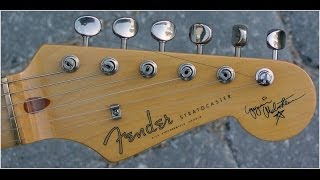 Upgrading your Fender Squier guitar DIY how to Gotoh locking tuners [upl. by Craw]