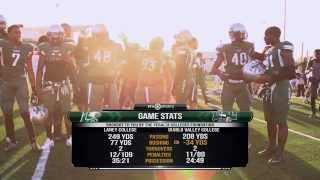 PTVSports Report  Laney vs DVC  EastBay Bowl 2013 [upl. by Osswald373]