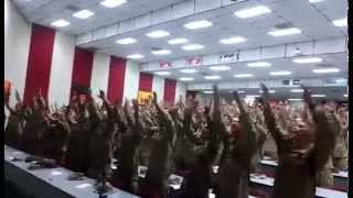 Americas Marines Singing quotDays of Elijahquot [upl. by Terr908]