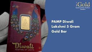 PAMP Diwali Lakshmi 5 Gram Gold Bar [upl. by Elleirb246]