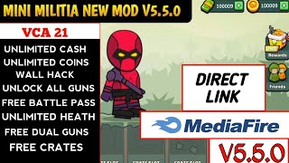 Mini Militia Mod Apk New Latest Version v550  Mini Militia Doodle Art 2 Mod Menu by Victor21 [upl. by Nnodnarb]