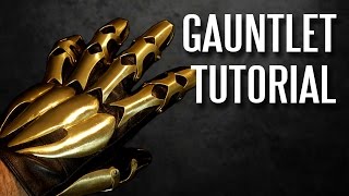 How to Make Armor with Ordinary Tools  Demon Hand Gauntlet [upl. by Trilbee927]