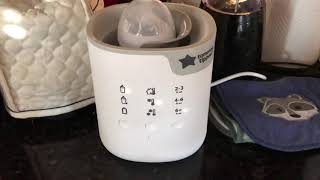 TOMMEE TIPPEE 3 IN 1 BOTTLE WARMER REVIEW [upl. by Colver]