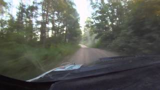 Ojibwe Forest Rally 2013 Chris GreenhousePeter Watt Stage 15 Anchor Mattson III Dodge Neon SRT4 [upl. by Irod980]