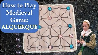 ALQUERQUE  How to Play this Medieval Board Game [upl. by Yelnahs]