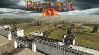 FORCES OF DARKNESS FALL UPON GONDOR  Rise of Mordor Siege Battle [upl. by Kerwon]