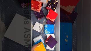 Multi dyed gym chalk blocks oddlysatisfying gymchalk satisfying asmr [upl. by Htrag]