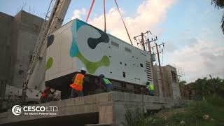 Cesco On the Move Delivering a 1500 KVA Eneraque Generator to Site in Jamaica [upl. by Hebrew]