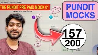 🔥1575 Marks in PUNDIT MOCKS  Reasoning 4850  SSC CGL Live Mocks  ANALYSIS By Milan bhaiya [upl. by Ennairej]