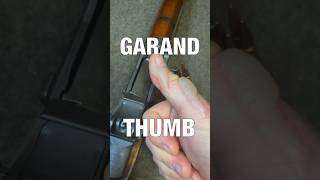 Don’t get ‘Garand Thumb’ 😨 garandthumb [upl. by Adnohral]