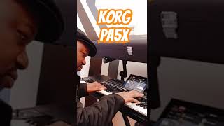 KORG Pa5X in action [upl. by Norrahc]