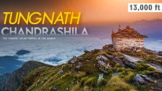 TUNGNATH  CHANDRASHILA TREK in SEPTEMBER  Chopta Trek Guide  Drone View  Uttarakhand Beauty [upl. by Nile]