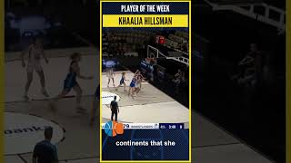 Khaalia Hillsman Player of the Week  Womens Euroleague  Round 1 [upl. by Bove]