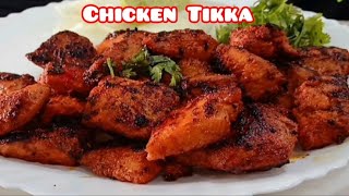 CHICKEN TIKKA RECIPE  NO OVEN CHICKEN TIKKA  CHICKEN TIKKA KABAB ON KADHAI  EASY RECIPE [upl. by Pokorny989]